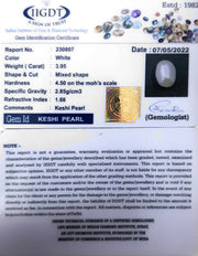 3.95/CT NATURAL KESHI PEARL